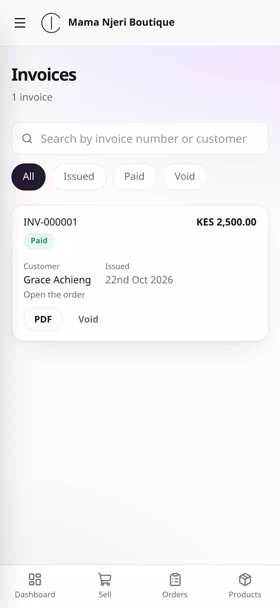 Invoices