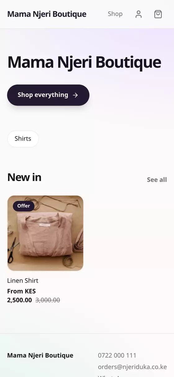 The shop